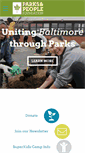 Mobile Screenshot of parksandpeople.org